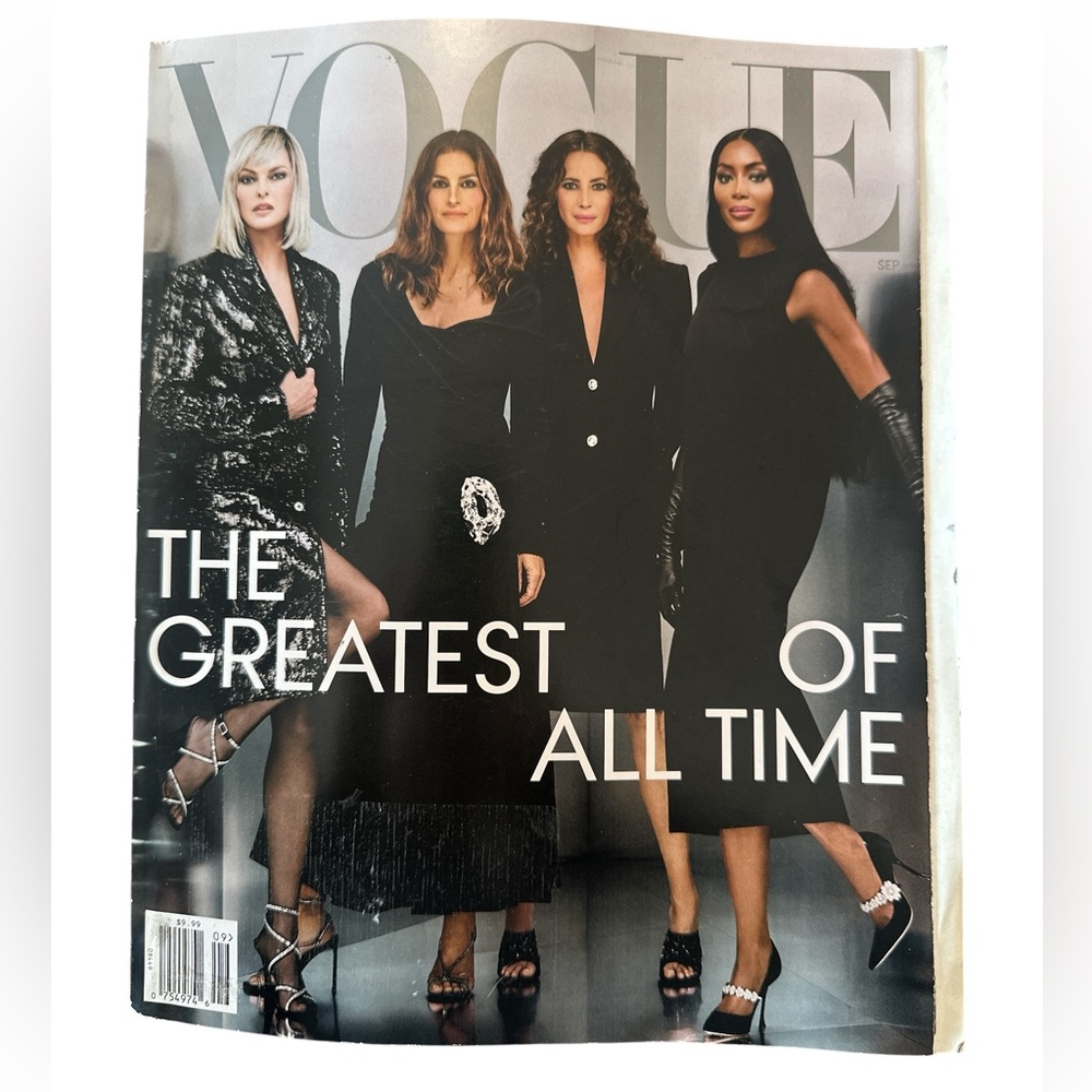 THE GREATEST OF ALL TIME SUPERMODEL Vogue Magazine September 2023